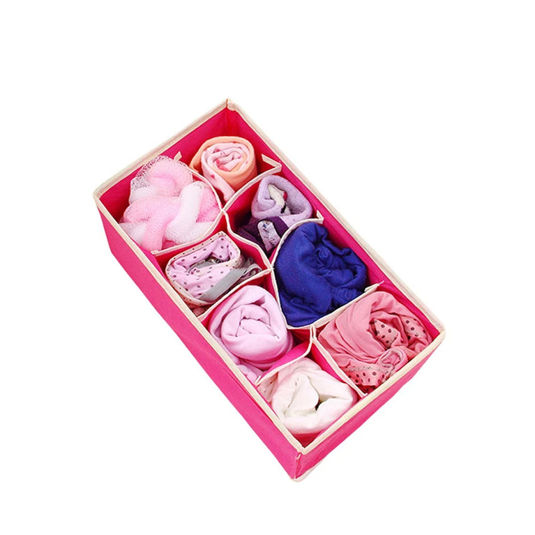 Non-Woven Underwear & Sock Organizer | Foldable Wardrobe Drawer Divider
