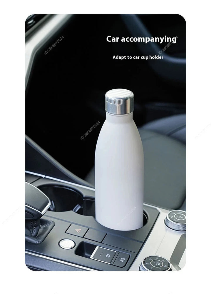 750ml Vacuum Insulated Stainless Steel Cola-Shaped Water Bottle Flask