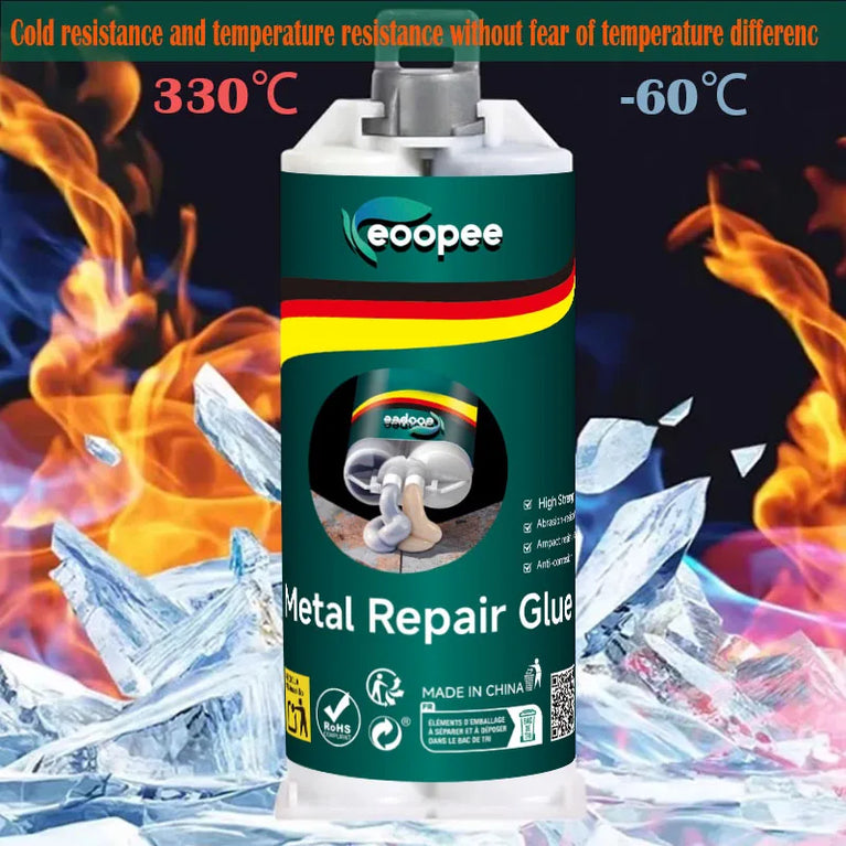 High-Strength Metal Repair Glue | Heat-Resistant AB Epoxy Adhesive & Sealant