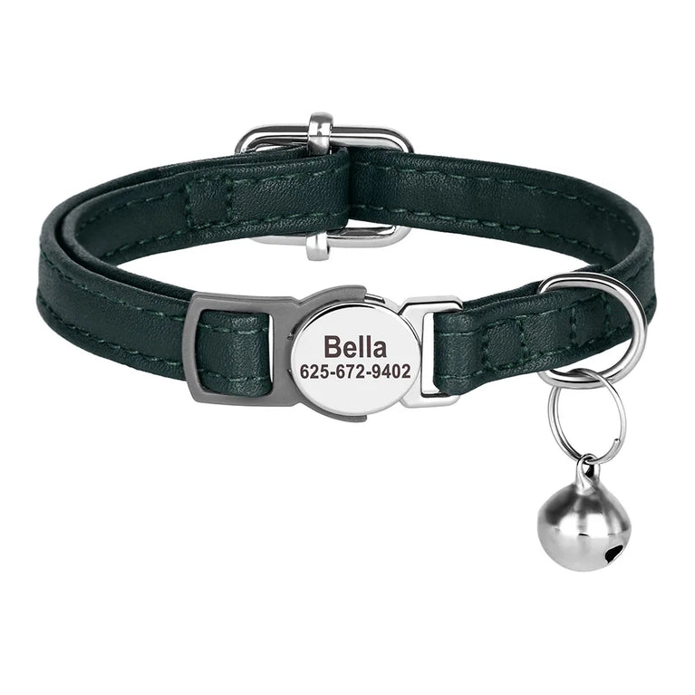 Cat Collar Free Personalized Kitten Collar Engraved Antilost Adjustabl
