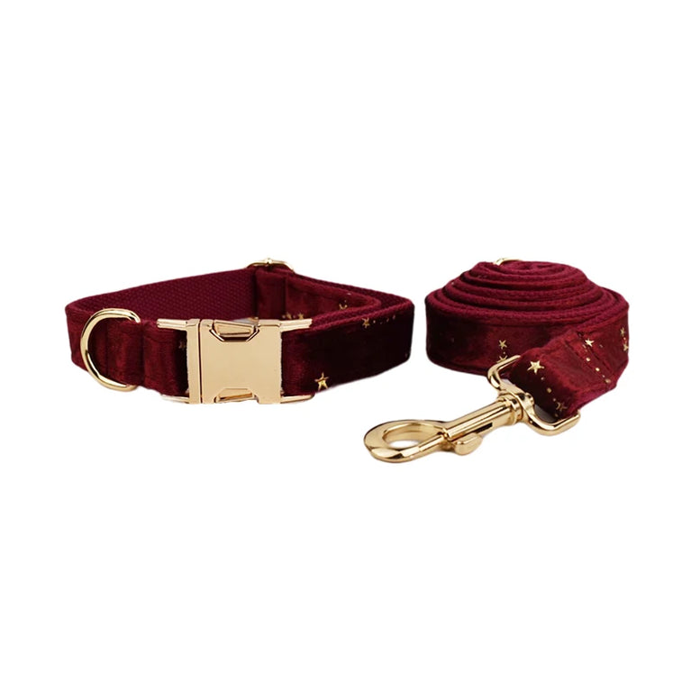 Luxury Fashion Dog Collar Leashes Harness Bow Set