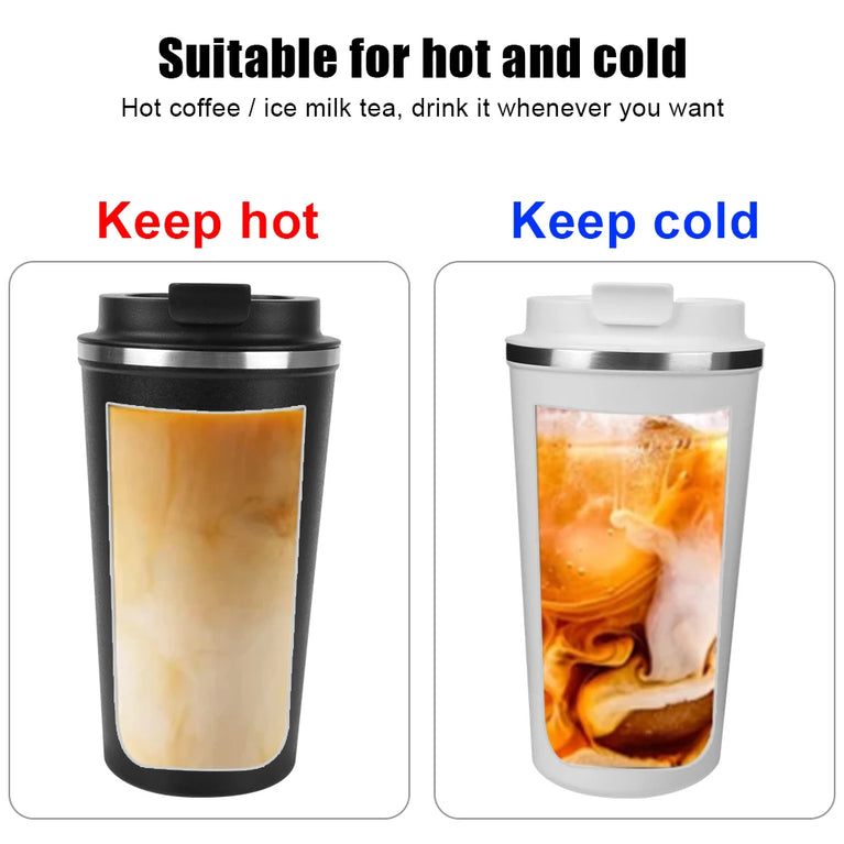 Thermo Cafe Double Stainless Steel Coffee Mug Leak-Proof Travel Cup 380/510ML