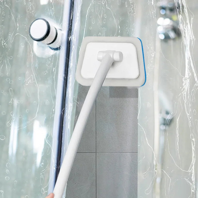 Multi-Functional Bathroom Wall & Floor Brush | Long-Handle Ergonomic Scrubber