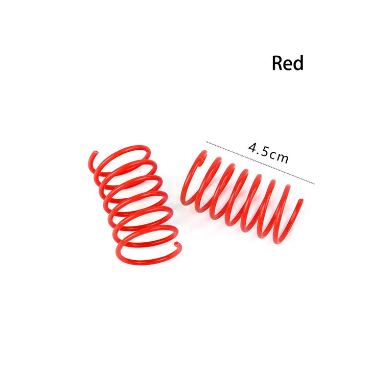 4PCS Colorful Plastic Spring Cat Toys Kitten Coil Spiral Bounce Interactive Pet Toy Set