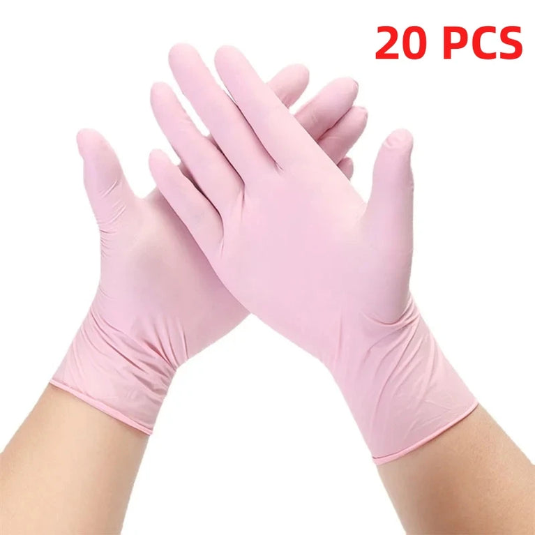 20/50/100PCS Nitrile Gloves Disposable Powder Free Latex Gloves