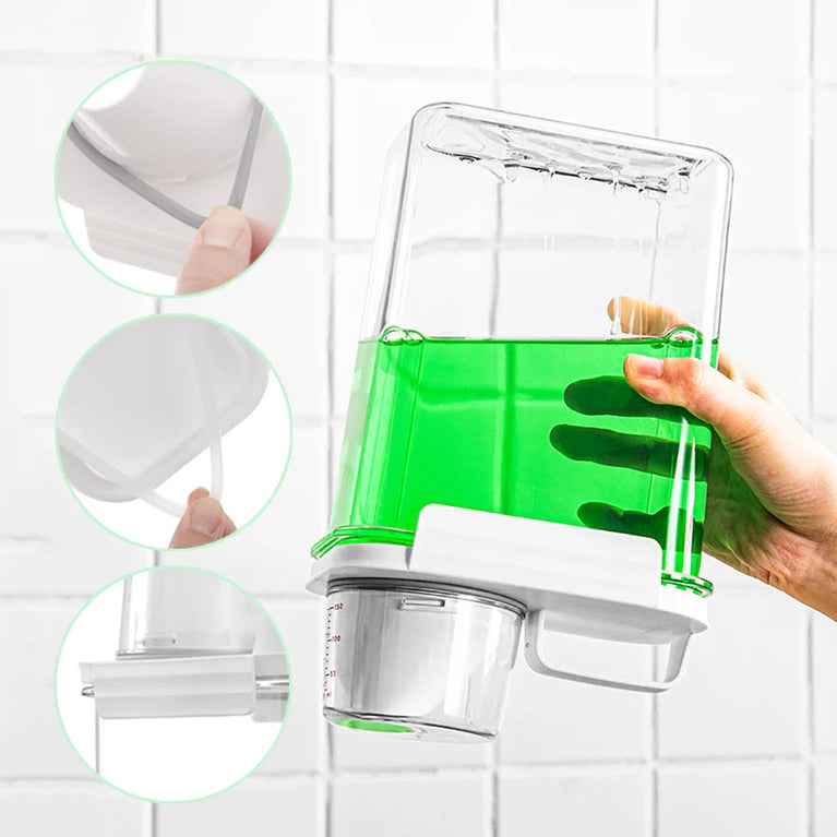 Airtight Laundry Detergent Dispenser Refillable Storage Bottle 1100-2300ML Pump Container