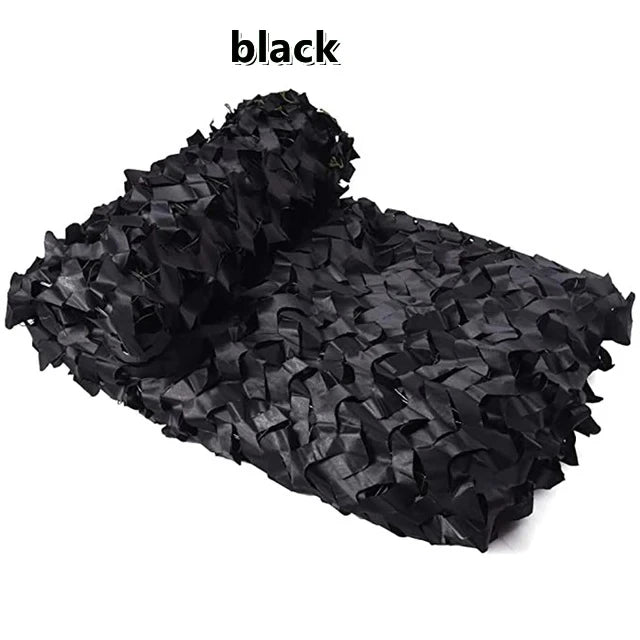 Double-Layer Camouflage Netting | Tactical Outdoor Sunshade & Privacy Cover