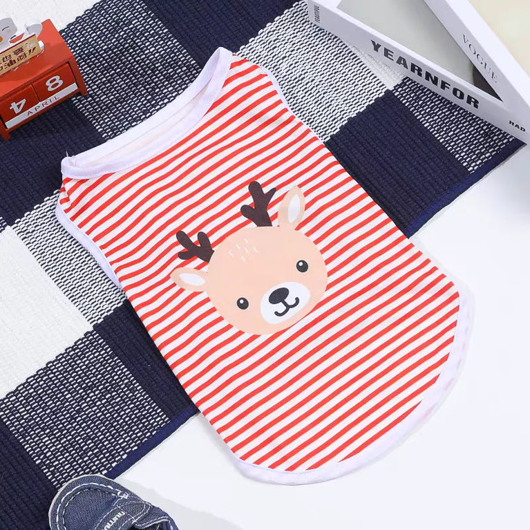 Dog Cooling Vest Summer Shirt | Breathable Cartoon Pet Clothes