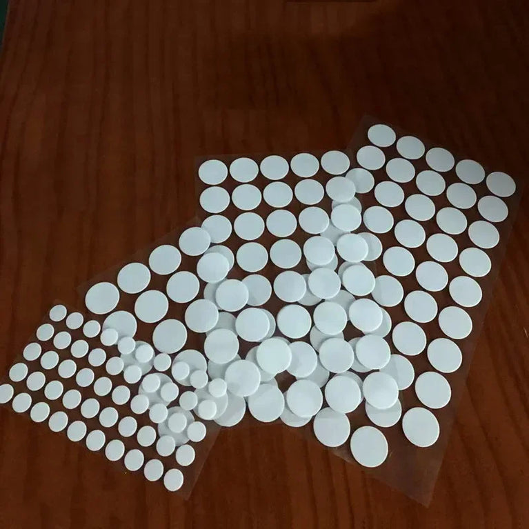 Strong Acrylic Double-Sided Adhesive Dots | 100pcs Reusable Mounting Tape