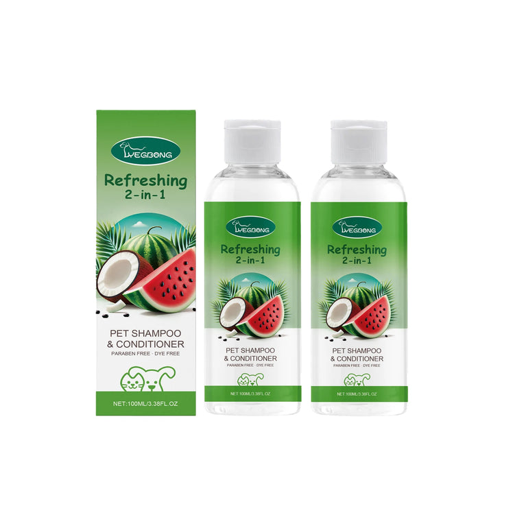 100ml Hypoallergenic 2-in-1 Pet Shampoo & Conditioner