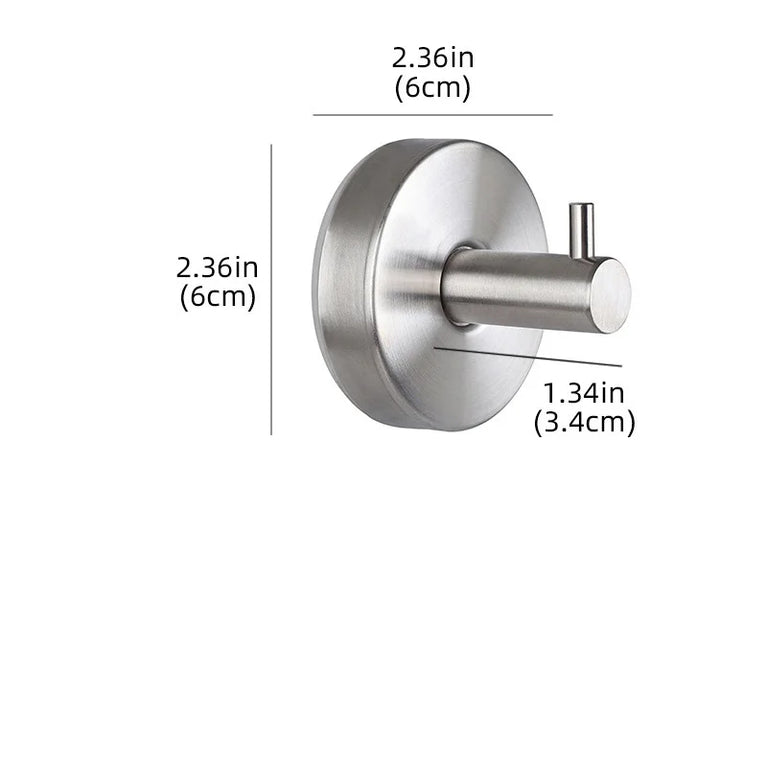 Bathroom Vacuum Suction Cup Hooks Towel Robe Holder Rack Stainless Steel Hook Hanger For Shower Glass Self Adhesive Wall Hooks