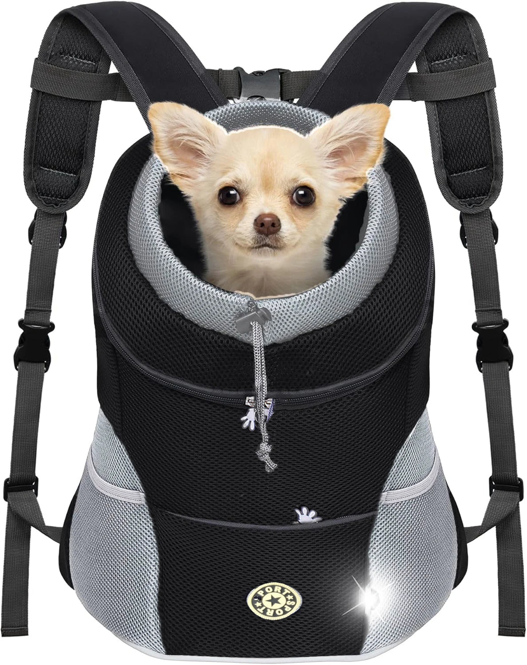 Pet Backpack Carrier for Small Dogs Cats Travel Ventilated Bag