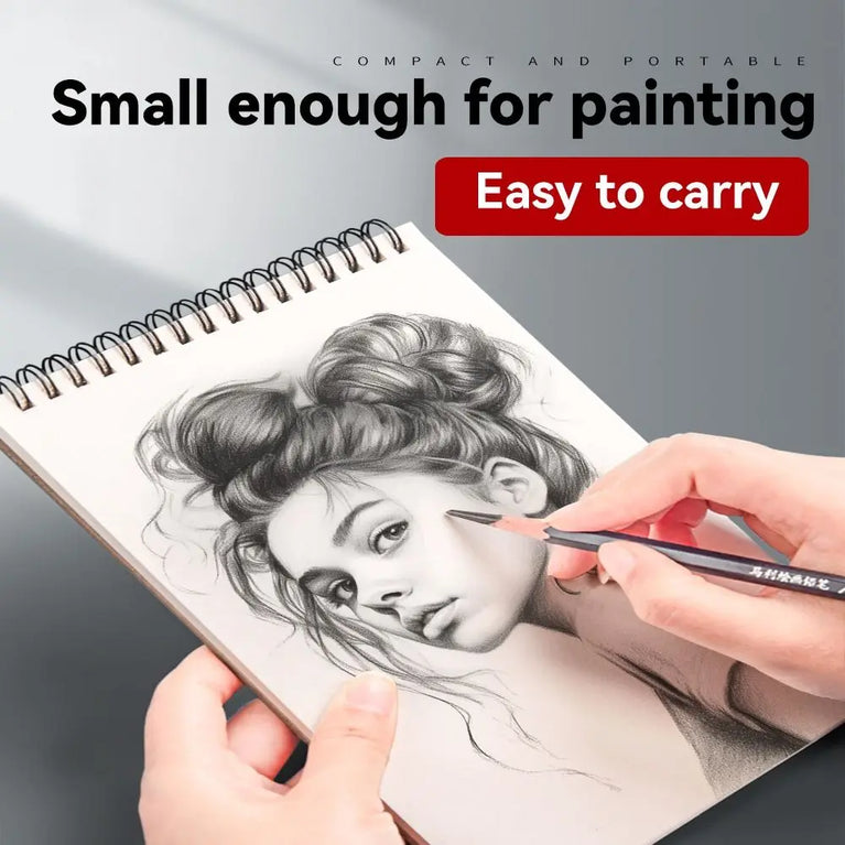 Spiral Bound Coil Sketchbook | Professional Acid-Free Drawing Pad