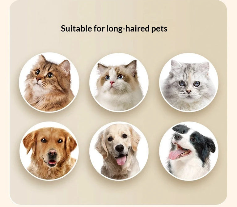 Pet Detangling Brush Short & Long Hair Hair Remover Comb Grooming Tool