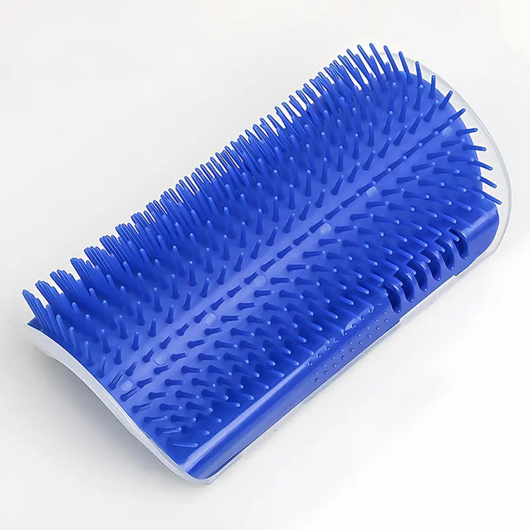 Cat Self Groomer Wall Corner Scratcher Massage Brush Pet Hair Remover Tool