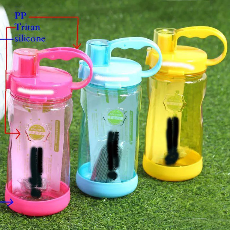 1000ML Straw Sports Waterbottle Tritan Gym Hiking Fitness Bottle