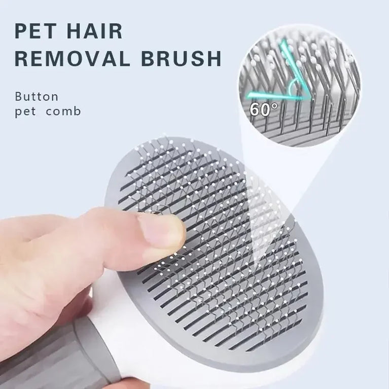 Pet Dog Brush Cat Comb Self Cleaning Pet Hair Remover Grooming Tool