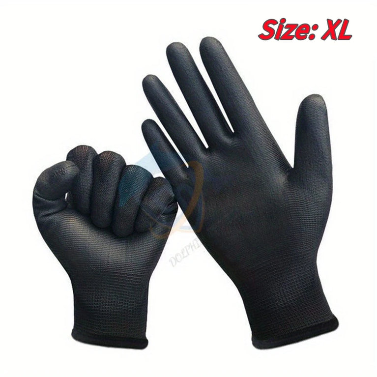 Durable Gardening Gloves Anti Slip Safety Work Gloves 10 Pairs