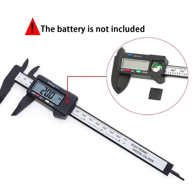 Digital Vernier Caliper | Precision LCD Measuring Instrument for Metalworking & DIY