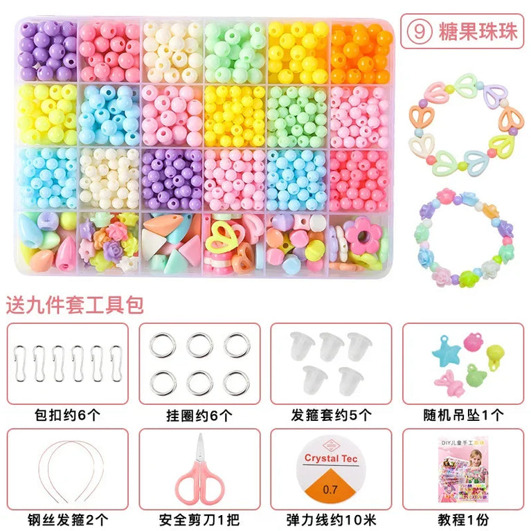 DIY Polymer Clay Beads Jewelry Making Kit | Creative Crafts for Kids
