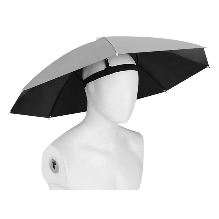 Foldable Head Umbrella Hat | Hands-Free Sun & Rain Protection