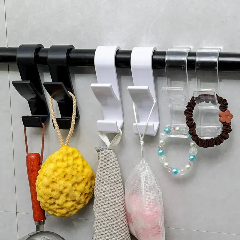 3/6PCS Bathroom Hanger Clips Heated Towel Radiator Rail Hook Holder