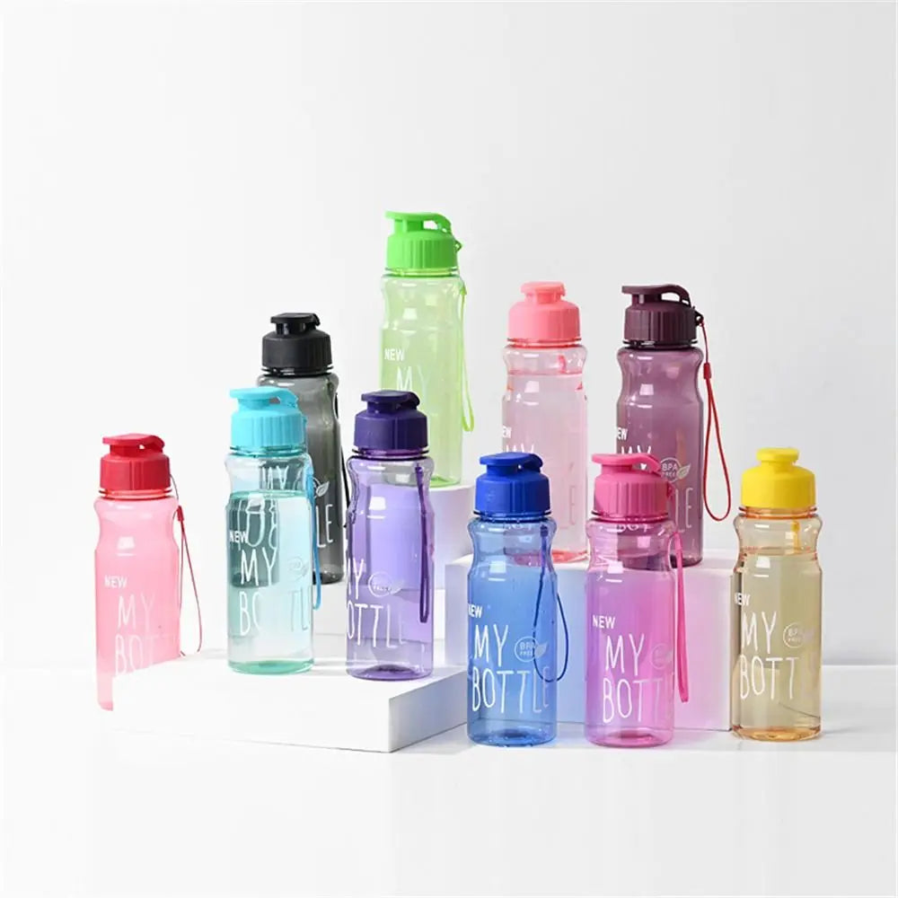 550ML Travel Sport Multi-Color Water Bottle Plastic Water Cup
