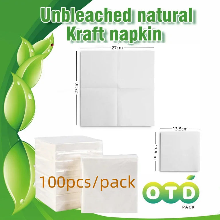 Bamboo Eco-Friendly Dinner Napkins 100% Compostable Soft Absorbent