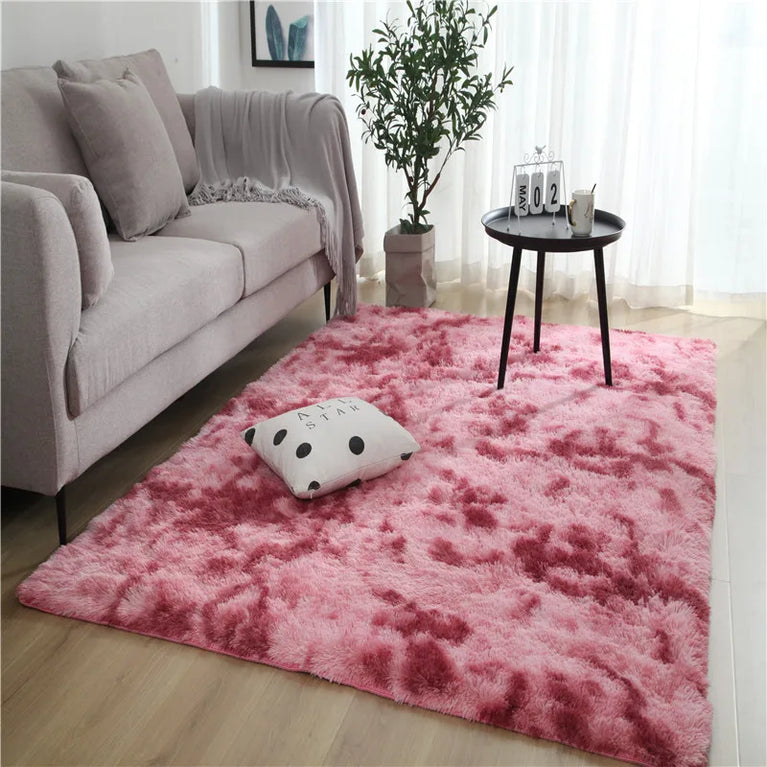 Fluffy Non-Slip Washable Area Rugs for Living Room and Bedroom