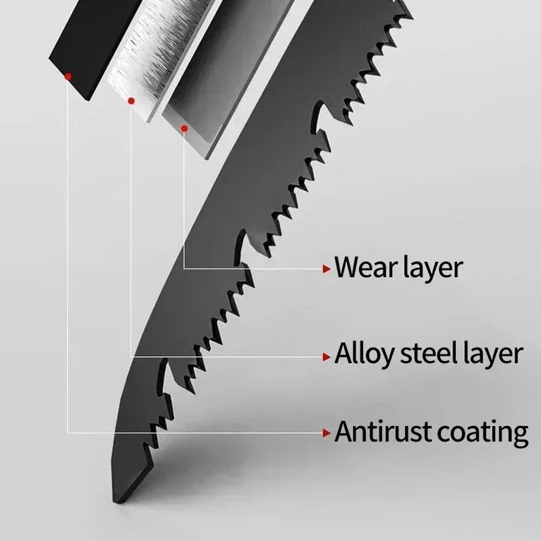 Professional Folding Hand Saw | High-Efficiency Woodworking & Logging Tool