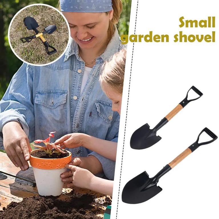 Heavy Duty Steel Garden Digging Shovel for Soil and Planting Work