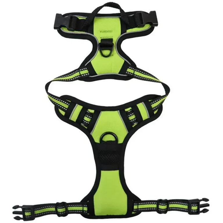 Reflective Adjustable Dog Harness Breathable No Pull Vest ChestStrap