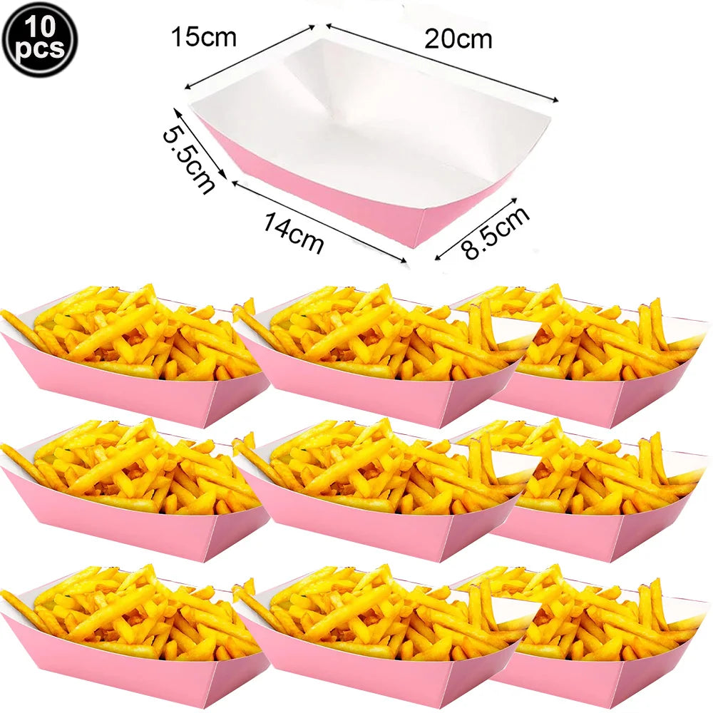 Solid Light Pink Girls Birthday Party Disposable Tableware Set Cups Plates