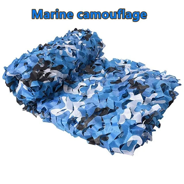 Double-Layer Camouflage Netting | Tactical Outdoor Sunshade & Privacy Cover