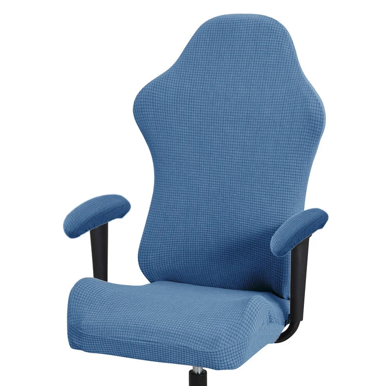 Thick Jacquard Gaming Chair Cover | Stretchy Polyester Office & Racing Chair Slipcover
