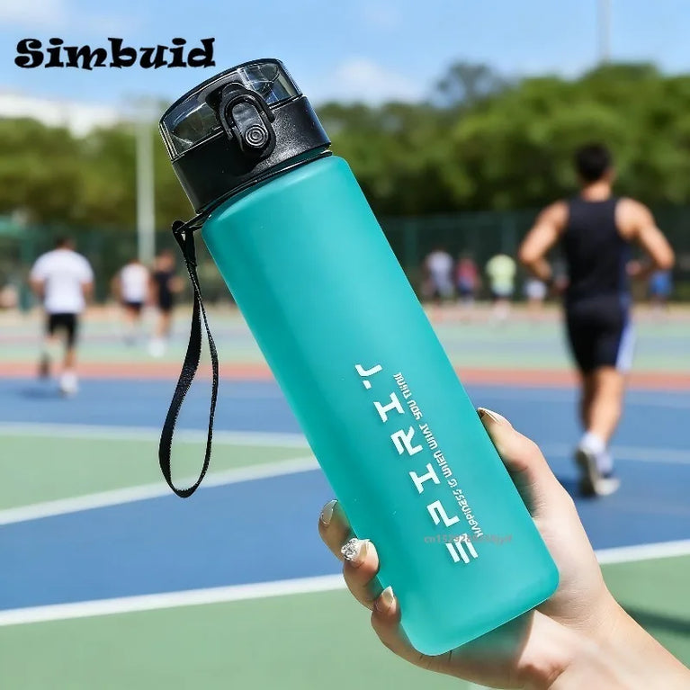 800ML Leakproof Sports Waterbottle With Time Marker Flask