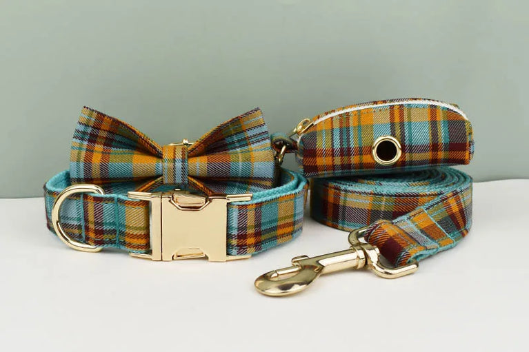 High Quality Personalized Dog Collar Leash Set Quick Release XS XL