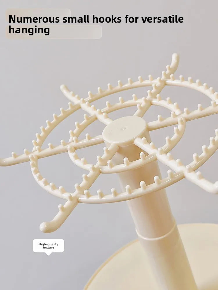 Modern Minimalist Rotating Display Case | Large Capacity Toy & Jewelry Organizer