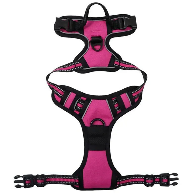 Reflective Adjustable Dog Harness Breathable No Pull Vest ChestStrap