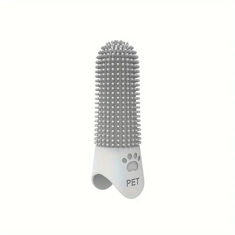 360° Silicone Finger Toothbrush | Durable Pet Dental Brush