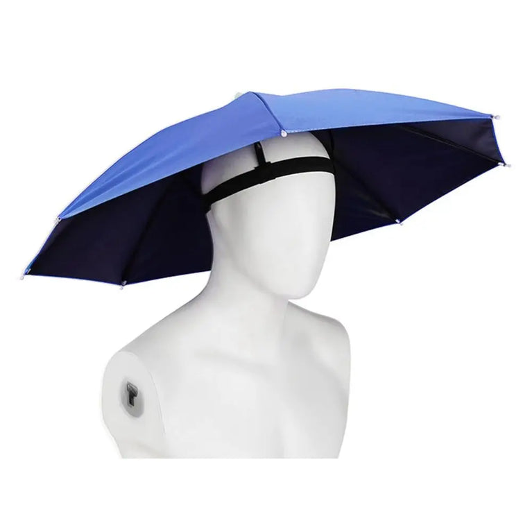 Foldable Head Umbrella Hat | Hands-Free Sun & Rain Protection