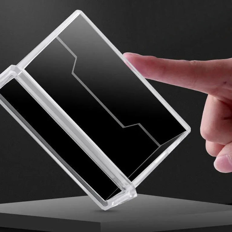Clear Desktop Business Card Holder Storage Display Stand Organizer
