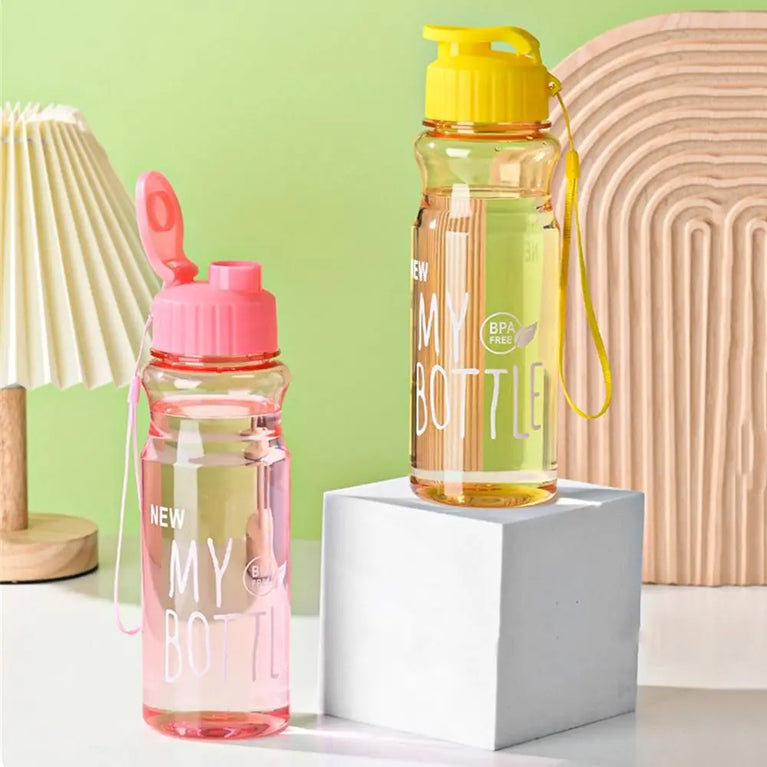 550ML Travel Sport Multi-Color Water Bottle Plastic Water Cup