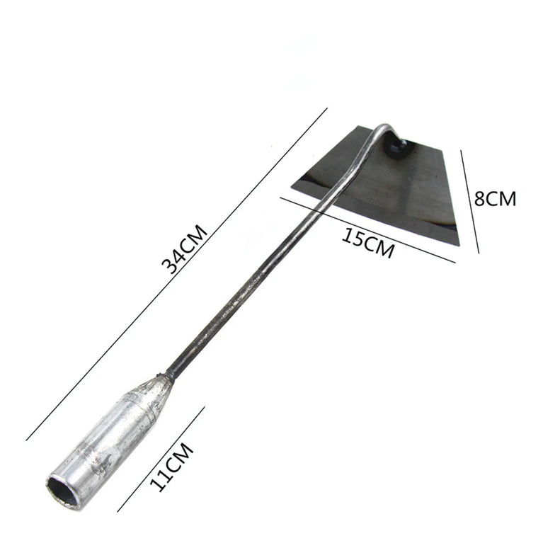 Dual-Purpose Hardened Weeding Hoe | Carbon Steel Gardening Hook