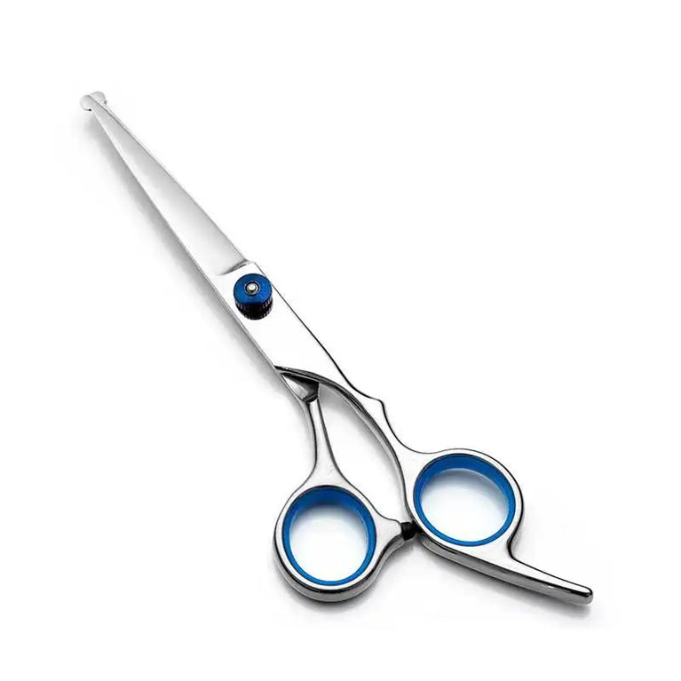 Professional Safe Round-Tip Pet Grooming Scissors | Stainless