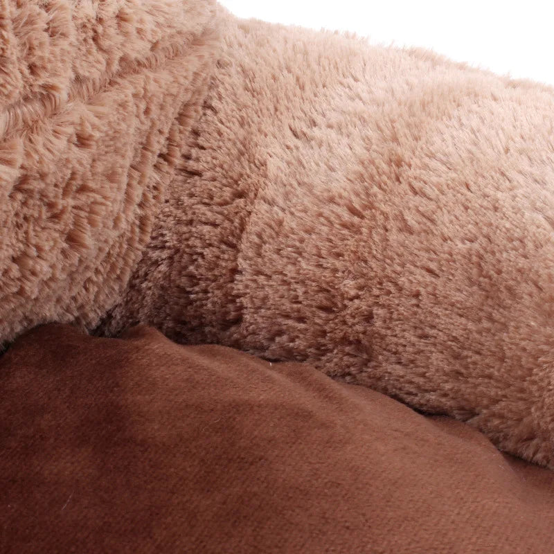 Dog Bed Kennel Mat Sofa Accessories Fluffy Puppy Bedding Medium Big Pet Bed