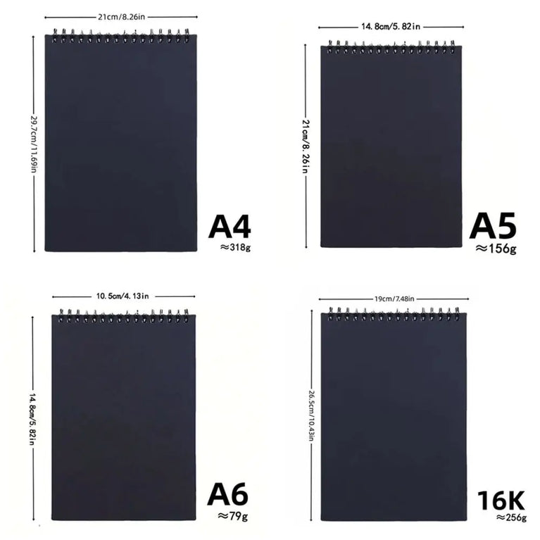Spiral Bound Coil Sketchbook | Professional Acid-Free Drawing Pad