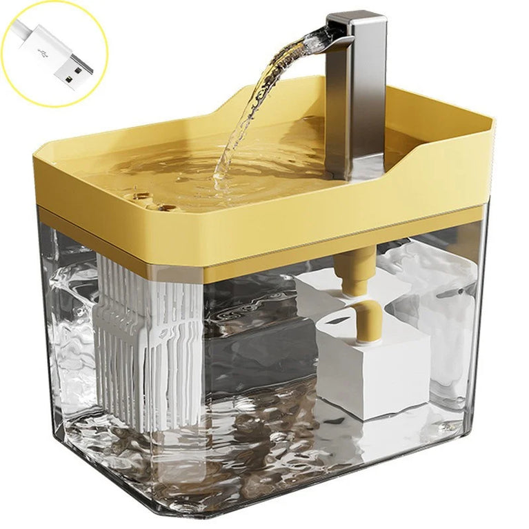 Cat Water Fountain Automatic Circulating Pet Water Dispenser Large Capacity Intelligent Charging System