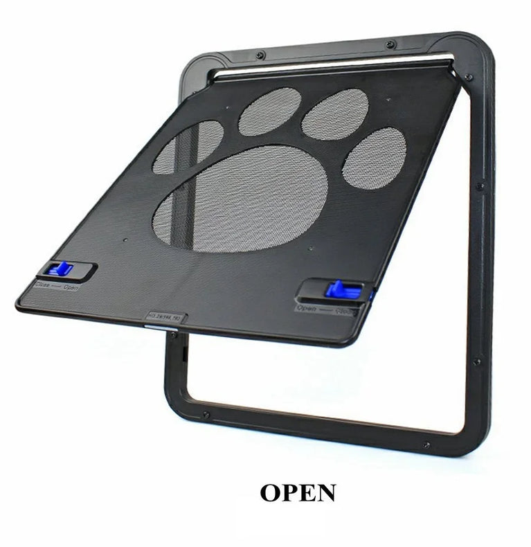 Lockable Magnetic Pet Screen Door | Easy Install Garden Gate