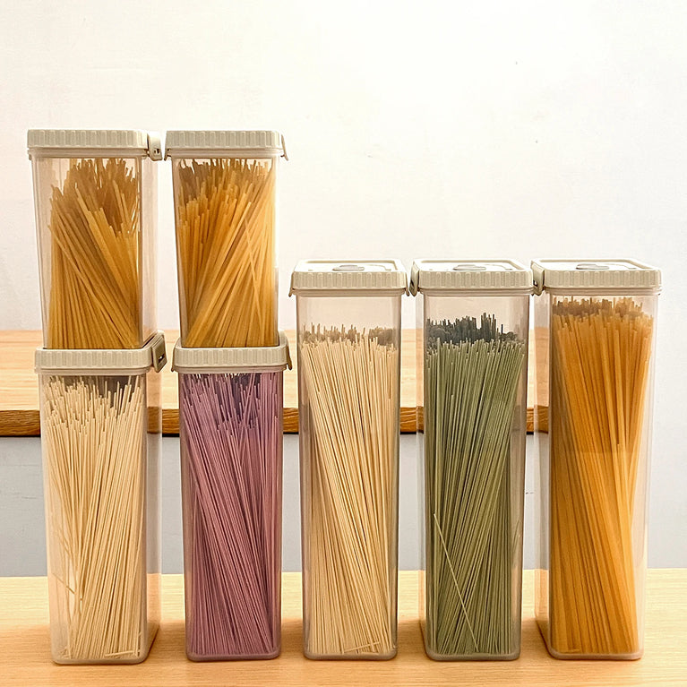 Noodles Sealed Storage Box with Handle | Moisture-Proof Airtight Pasta Container